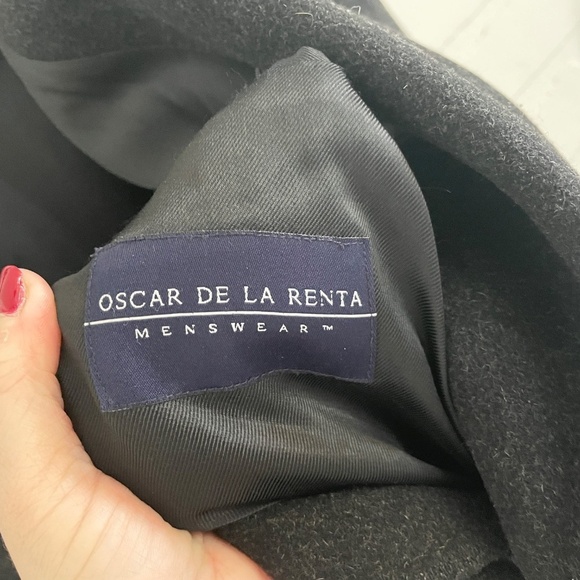 Oscar de la Renta Men’s Dress Coat Full lenght Cashmere Wool Luxury 58R - Picture 3 of 12
